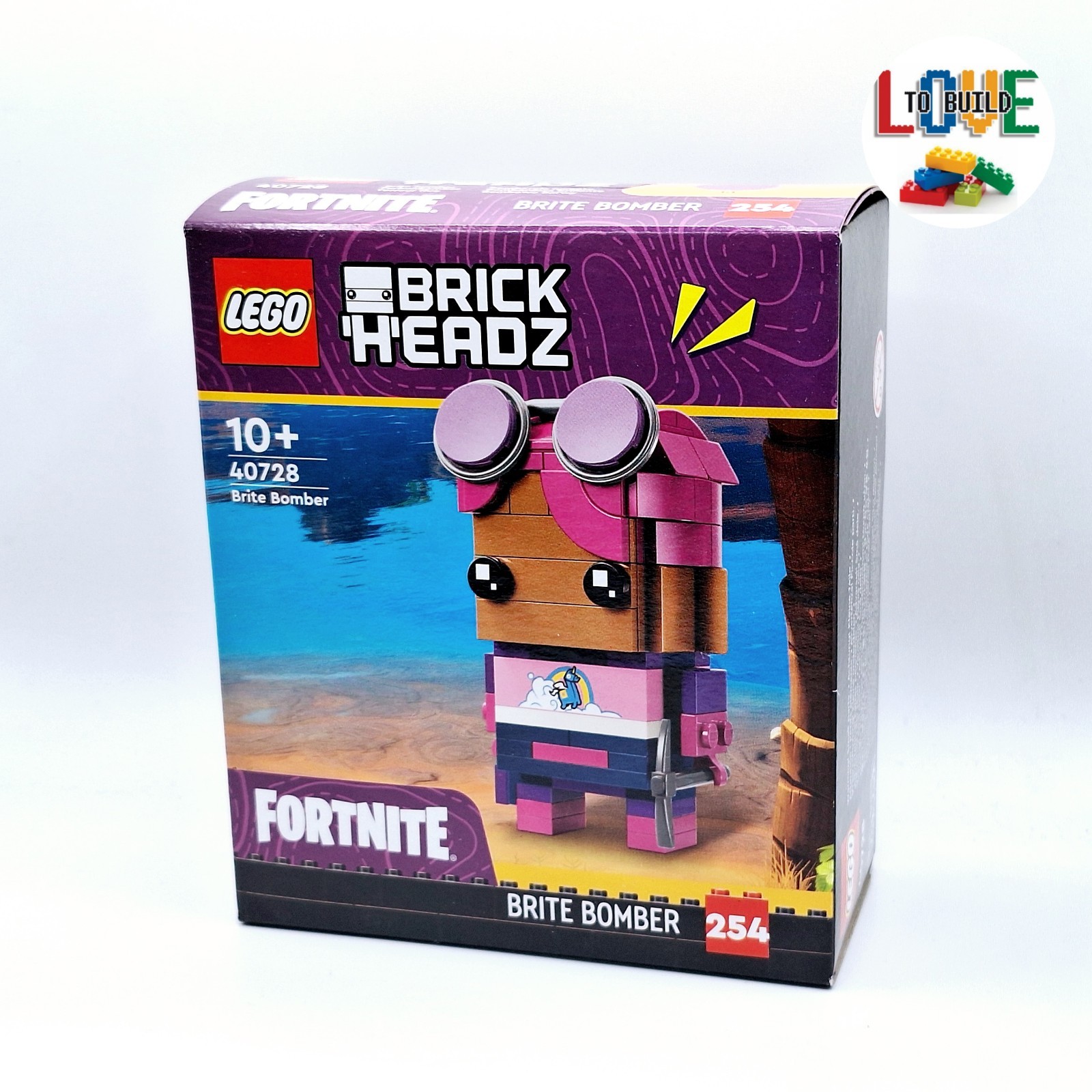 ⭐ LEGO Brickheadz Fortnite Brite Bomber Set 40728 Brand New & Sealed
