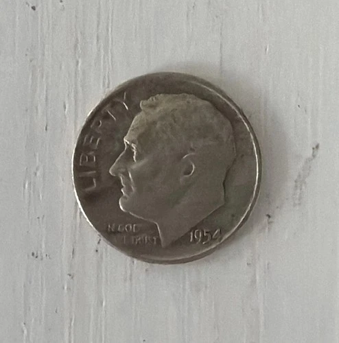 1954-D Roosevelt Dime — photo from the most recent tracked eBay sale