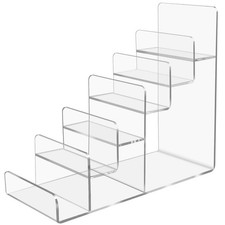 Acrylic Wallet Display Stand Purse Handbag Organizer, Clear Jewelry Riser Dis...