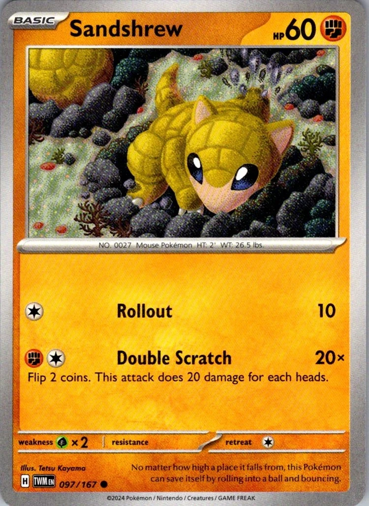 Sandshrew In Pokémon Individual Trading Cards for sale | eBay
