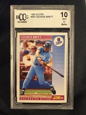 George Brett, Kirby Puckett, Will Clark BCCG 10 Mint or better
