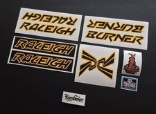 Raleigh Mk1 Tuff Burner BMX decal set 1982