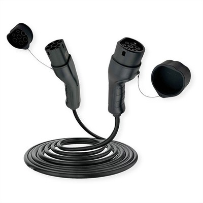 19.08.0013 ROLINE Electric Car Charging Cable Type2 3 Phase 480VAC 3P+N+E 16A 11kW St ~D~
