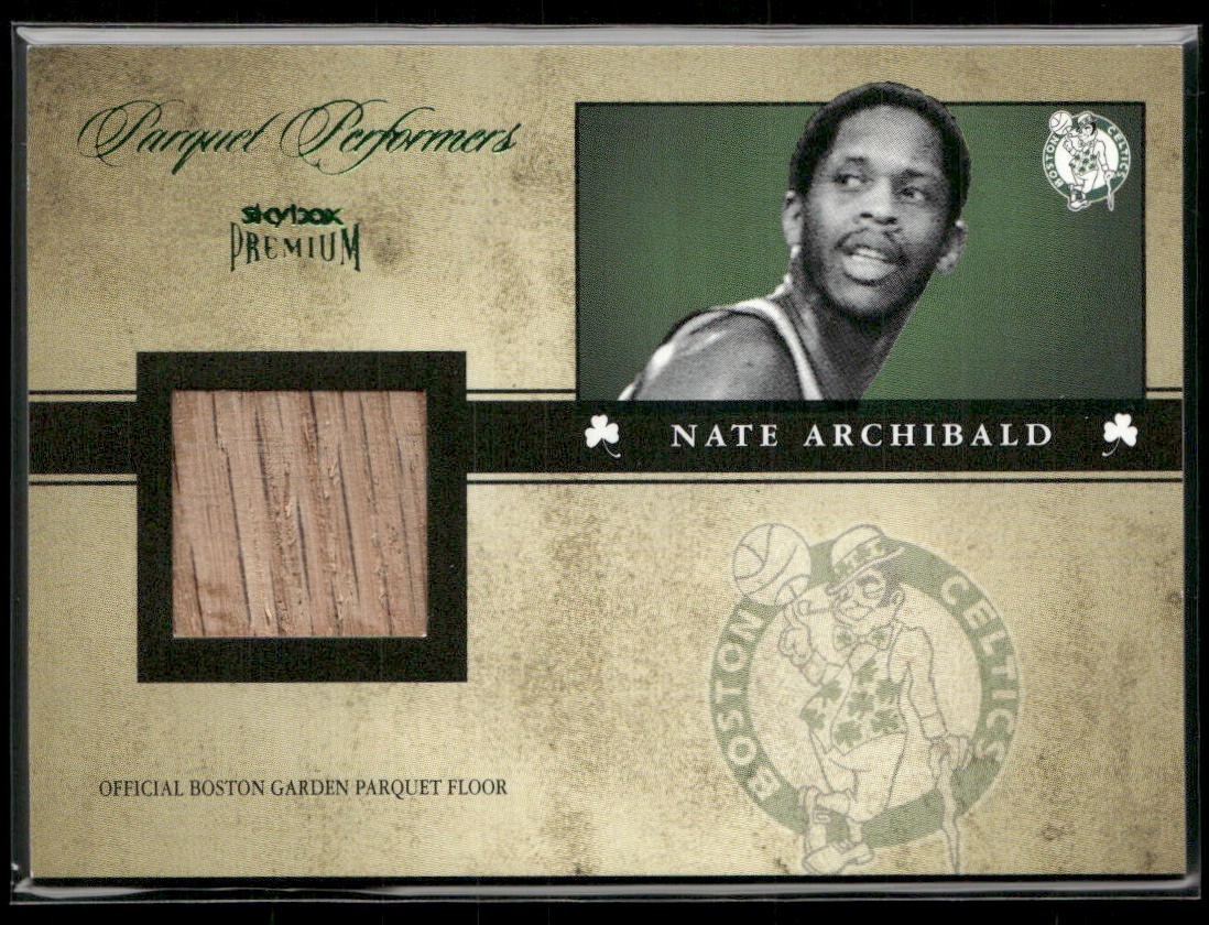 2004-2005 Fleer Skybox Premium Nate Archibald Parquet Performers #2 Celtics