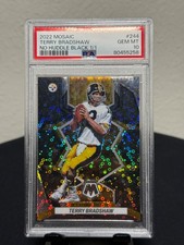2022 MOSAIC TERRY BRADSHAW NO HUDDLE BLACK 1/1 PSA 10