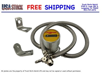 Crossfire Dual Tire Pressure Equalizer 120 PSI for Truck RV Semi TrailerUSA MADE