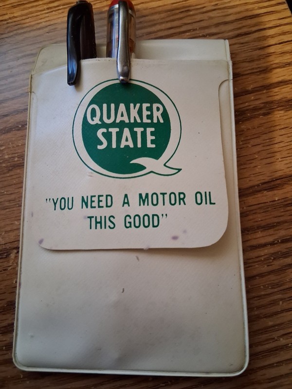 Vintage Quacker State Pocket Protecter