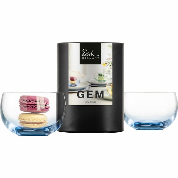 Eisch Dessertschalen 2Er Set Gem Dessertschale Dessert Schale Blau Ø 9.2 Cm-image