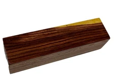 Brazil Kingwood turning blank 1-1/2" x 1-1/2" x 6" dried (f31) Dense Rosewood