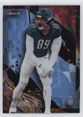 2024 Topps Finest Uncommon Sky Blue Refractor /250 Johnny Wilson Rookie RC 0s1p