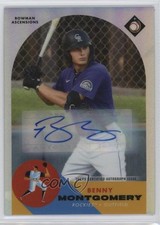 2022 Bowman Chrome Ascensions 92/100 Benny Montgomery #BA-12 Auto 19n6