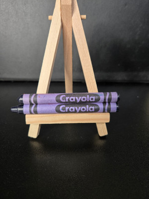 2 Crayola Crayon - Indigo - Binney & Smith RARE Retired Color Vintage