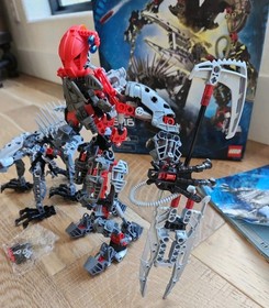 Lego Bionicle 8924 MAXILOS & SPINAX Toa Mahri Complete with Box and Manual