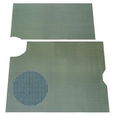 Trunk Mat Spare Tire Compartment Aqua Houndstooth 1964-66 Gto Lemans Trunk Mat Spare Tire Compartment Aqua Houndstooth 1964-66 Gto Lemans