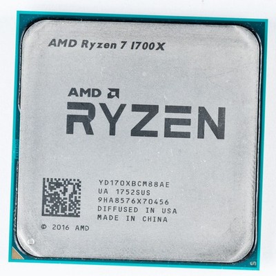 AMD Ryzen 7 1700X YD170XBCM88AE AM4 3.4GHz Summit Ridge Eight Core Processor 