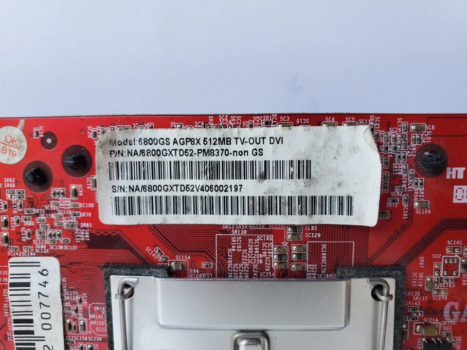 Gainward nVidia GeForce 6800GS 512MB 256Bit GDDR3 AGP Graphics Card - Image 4 of 4