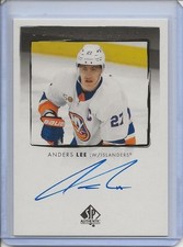 2022-23 SP Authentic Anders Lee Auto UD Authentics #UDA-AL New York Islanders