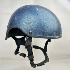 M/L Gentex High Cut Navy Blue SOHAH Ballistic Frag CVC Helmet Maritime Salty