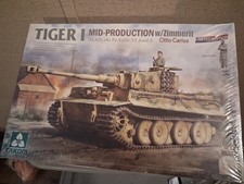 Takom Tiger I Mid-Production w/Zimmerit 1:35 Otto Carius Limited Edition