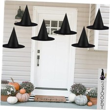 PCS Halloween Decorations Black Witches Hats Costume Accessory, Hanging 6