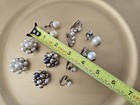 Vintage Jewelry Lot - Earrings - Faux Pearl Clip on Earrings — photo 6