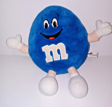 M&M Plush Blue Doll 12" Smiling Vintage 1994 Candy Mars Stuffed Toy M&M's