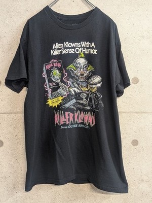 Killer Klown From Outer Space Horror Graphic Black T shirt Remake tee NH28926