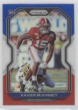 2020 Panini Prizm Rookie Red White & Blue Prizm Xavier McKinney #349 0r4o