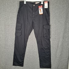 Wrangler Regular Taper Five Star Premium Cargo Pants Mens 37x33 36x32 Black NWT