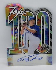 2025 Leaf Metal Draft Baseball Trey Yesavage Die Cut Oil Slick Auto 5/5