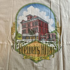 Vintage Vtg Brewers Alley Restaurant Frederick Maryland Single Stitch L USA Made