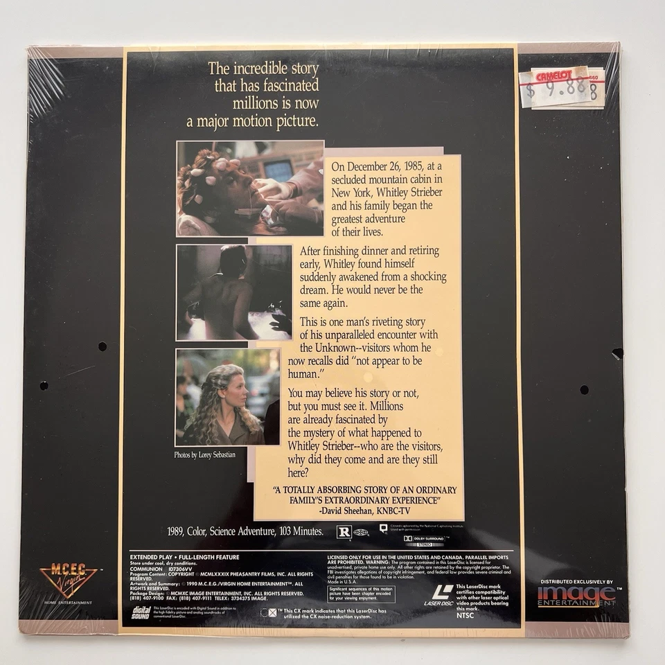 Communion Laserdisc Sealed Widescreen, Christopher Walken Foto 4 de 4