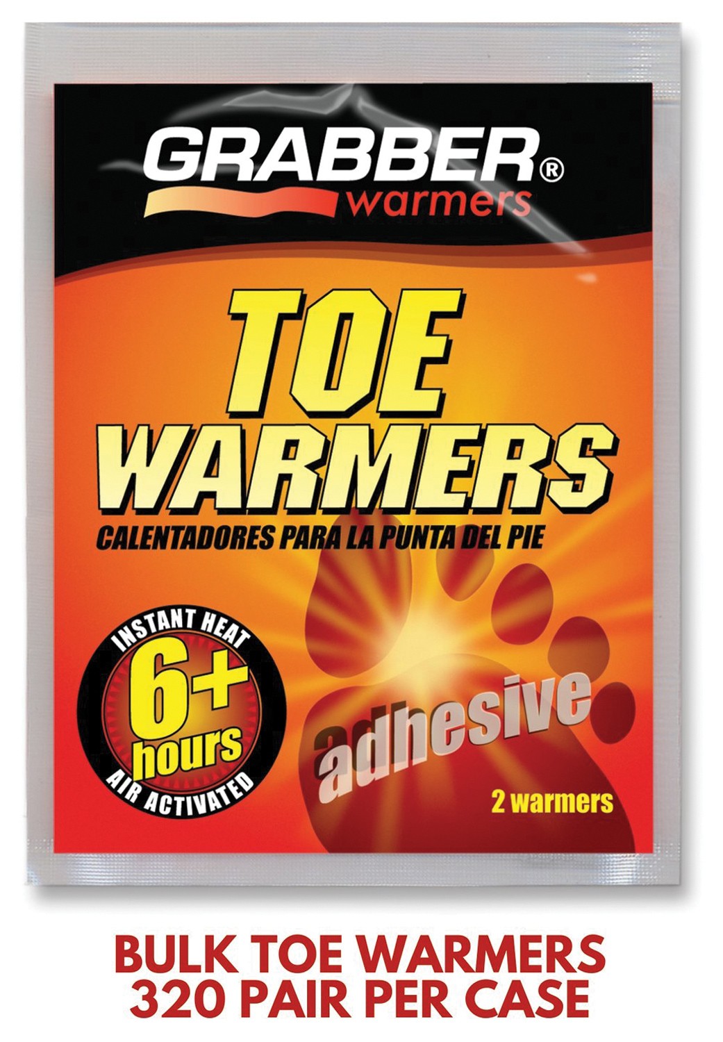 Предварительно загруженные фиксаторы для захвата - 24 грелки для ног; 96 штук в упаковке по 24 штуки