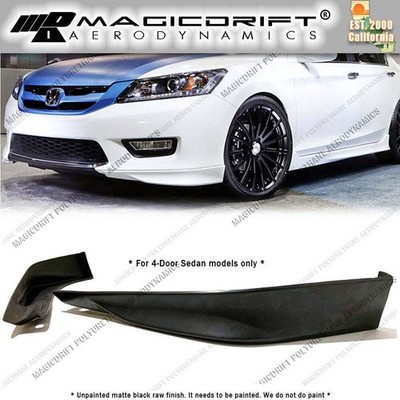For 13 14 15 Honda Accord 4dr Sedan HFP OE Sport Front Bumper Corner Lip Kit