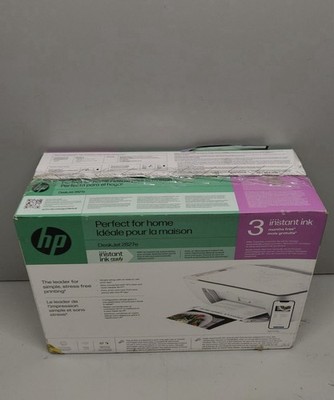 HP DeskJet 2827e Wireless All-in-One Printer Scanner Copier Open Box 6W7F5A