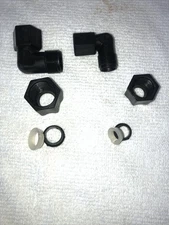 Kinetico Drain And Brine Elbows Included Collets and Split Rings