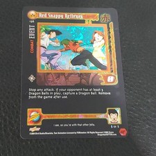 Red Snappy Reflexes 156 Limited Alt Foil Dragon Ball Z GT CCG Score