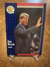 Don Nelson 1991-92 Fleer #70 Golden State Warriors 
