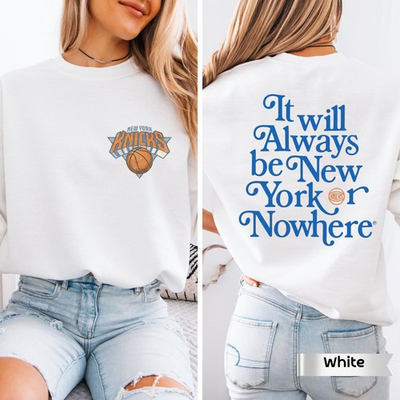 #ad New York Or Nowhere StreetwearVintage front and back New York Basketball Shirt. $31.95