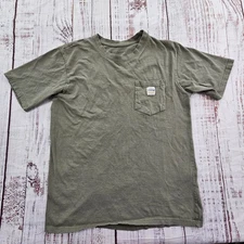 Bass Creek Outfitters Green Short Sleeve Cotton Pocket T-Shirt Men's M