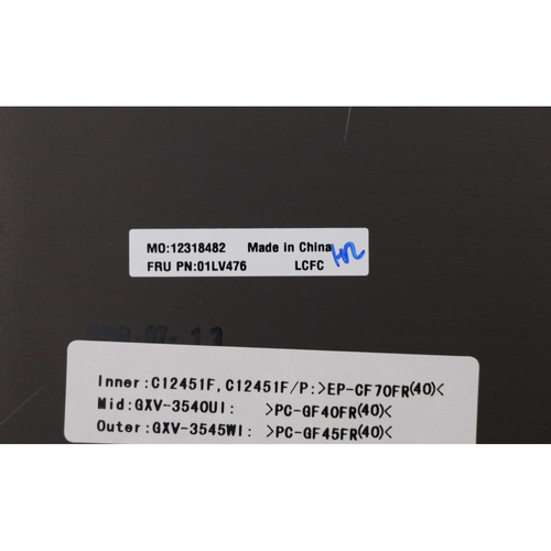 New/Orig  Lenovo ThinkPad X1 Carbon 5th 2017 LCD  Back Cover Rear Cover 01LV476 - 第 4/4 張圖片