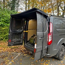 Barn Door Awning Rear Shelter Camper Van Cover (MADE IN UK)