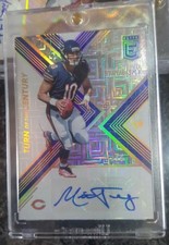 MITCHELL TRUBISKY 2017 ELITE ROOKIE SSP /5 ICE BLUE AUTO REFRACTOR