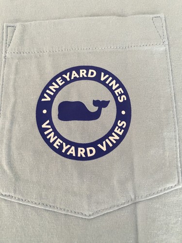 Neu mit Etikett Vineyard Vines T-Shirt Herren XS blau Wal Logo Kreis S/S - Bild 3 von 9