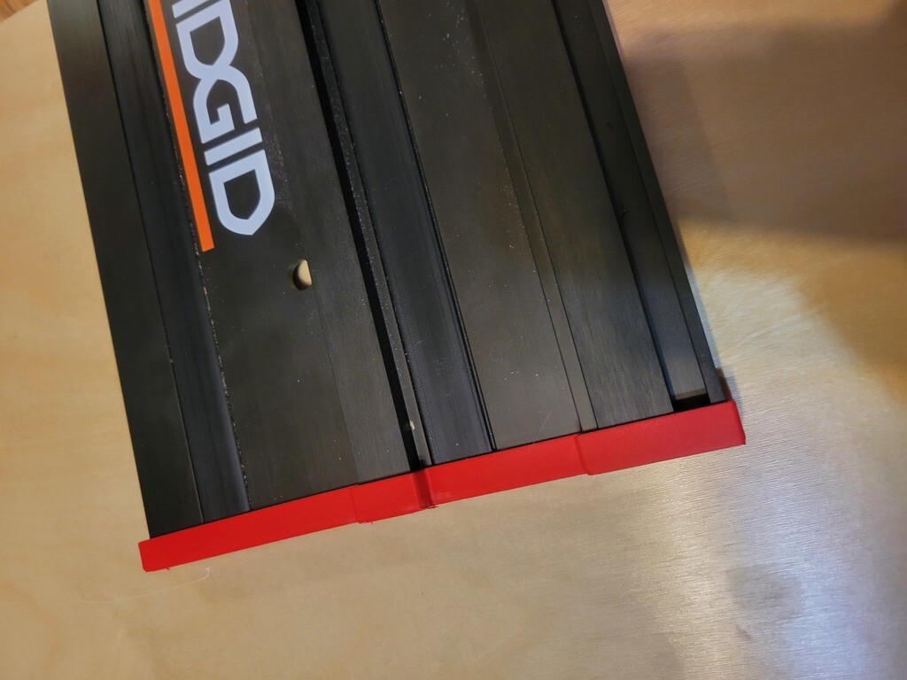 Ridgid Track Saw R48630B -  End Cap Inserts Covers (Black)