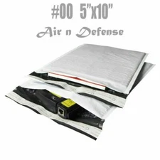 #00 5x10 Poly Bubble Padded Envelopes Mailing Mailers Shipping Bags AirnDefense