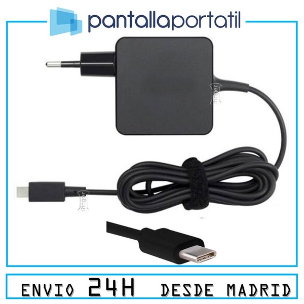 Cargador Adaptador Ac USB TYPE-C para HP SPECTRE 13-AC084NZ X360 repuest Madr...