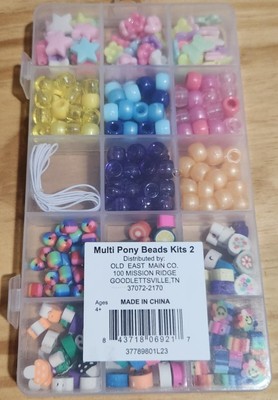 Make Shoppe Multi Pony Beads Kit with organization case
