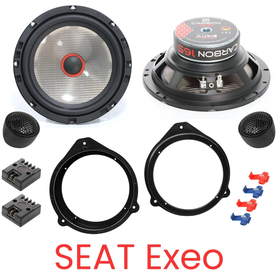 Audio System CARBON 165 Altavoces Box Set Compatible para Seat Exeo - Imagen 1 de 4