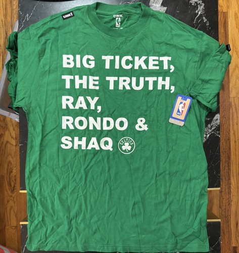 Unk Men’s Celtics Nba Shirt Size XL Green New  NWT